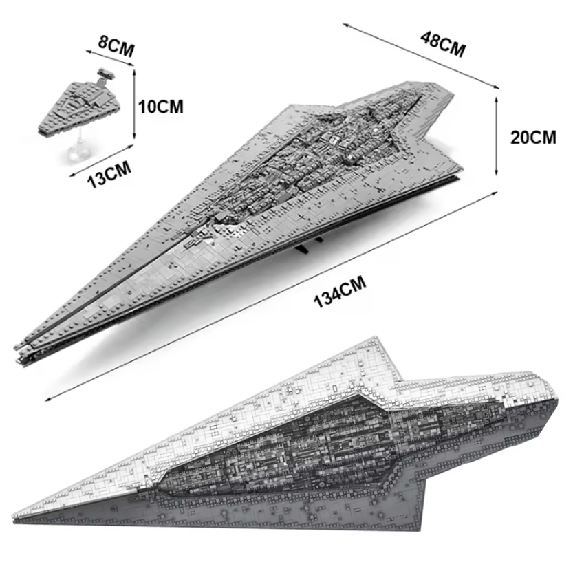 mabriq.fr - Super Destroyer Stellaire de classe Executor - Dimensions - Brique de construction - compatible autres marques