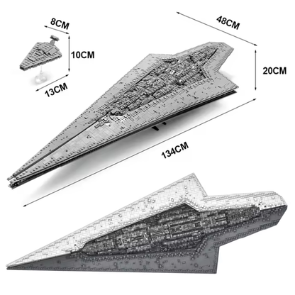 mabriq.fr - Super Destroyer Stellaire de classe Executor - Dimensions - Brique de construction - compatible autres marques