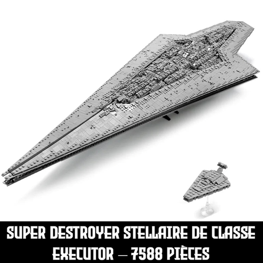 mabriq.fr - Super Destroyer Stellaire de classe Executor - Vue principale - Brique de construction - compatible autres marques