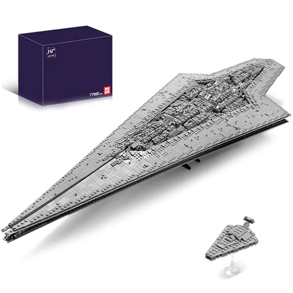 mabriq.fr - Super Destroyer Stellaire de classe Executor - Vue avec boîte - Brique de construction - compatible autres marques