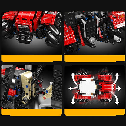 mabriq.fr -Tracteur- Détails - Brique de construction - compatible autres marques