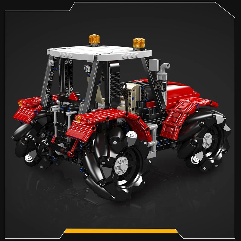 mabriq.fr -Tracteur- Vue arrière - Brique de construction - compatible autres marques