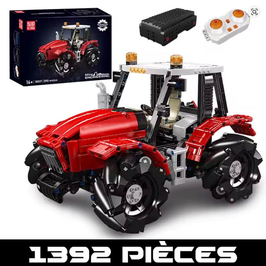 mabriq.fr -Tracteur- Vue Générale - Brique de construction - compatible autres marques