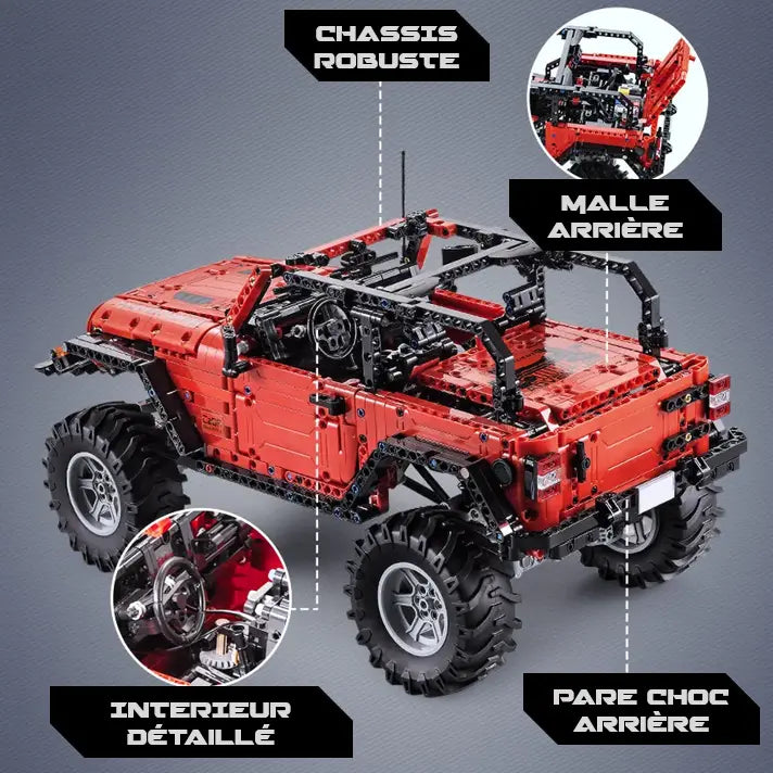 mabriq.fr - Adventurer - Fonctions et détails 2 - Brique de construction - compatible autres marques