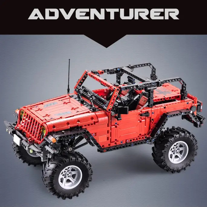 mabriq.fr - Adventurer - Nom et vue avant - Brique de construction - compatible autres marques