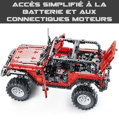 mabriq.fr - Adventurer - Accès simplifié à la batterie - Brique de construction - compatible autres marques