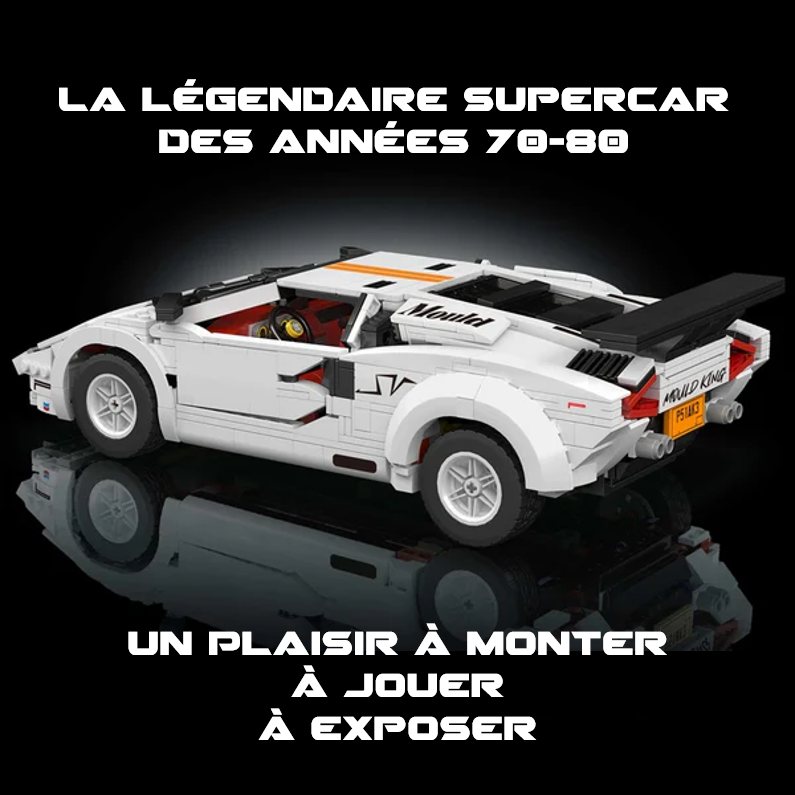 mabriq.fr - Countach - La légende - Brique de construction - compatible autres marques