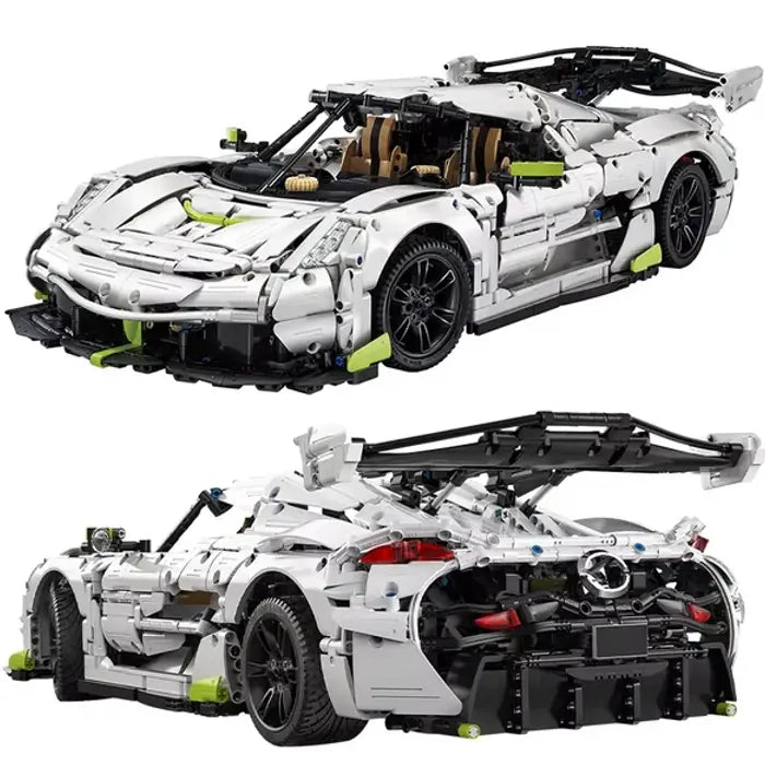 mabriq.fr - Fantasma Hypercar - Vue principale - Brique de construction - compatible autres marques