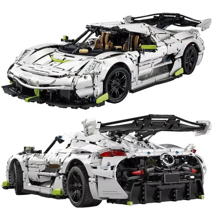 mabriq.fr - Fantasma Hypercar - Vue principale - Brique de construction - compatible autres marques