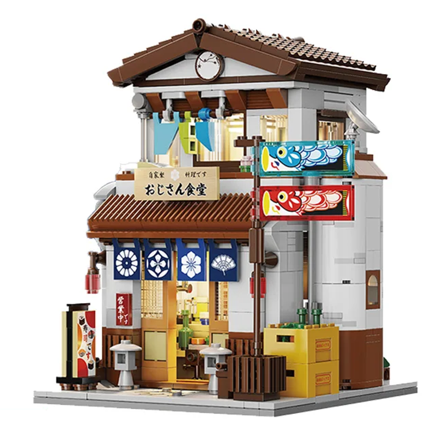 mabriq.fr -Restaurant japonais - Vue principale - Brique de construction - compatible autres marques