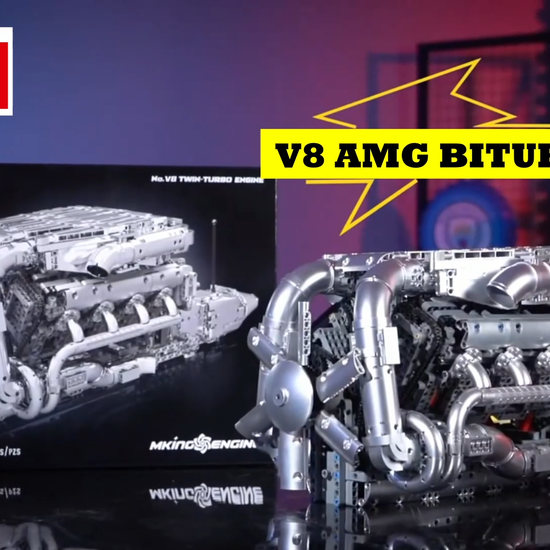mabriq.fr - Moteur AMG V8 BITURBO - Vidéo de présentation - Brique de construction - compatible autres marques