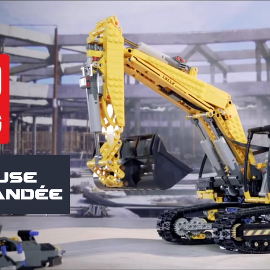 mabriq.fr - Pelleteuse télécommandée - Vidéo de présentation - Brique de construction - compatible autres 