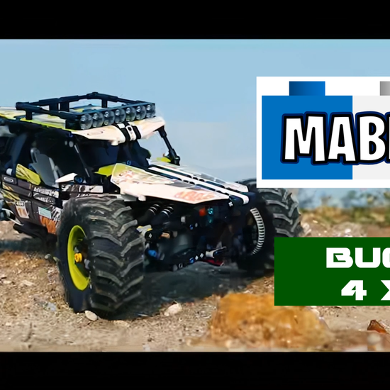 mabriq.fr - Buggy 4x4 - Vidéo de présentation - Brique de construction - compatible autres marques