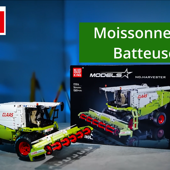 mabriq.fr - Moissonneuse batteuse - Présentation vidéo - Brique de construction - compatible autres marques