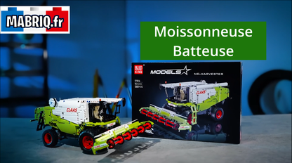 mabriq.fr - Moissonneuse batteuse - Présentation vidéo - Brique de construction - compatible autres marques
