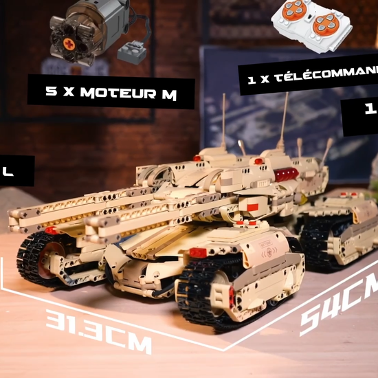 mabriq.fr - TANK MK-II - Vidéo de présentation - Brique de construction - compatible autres marques